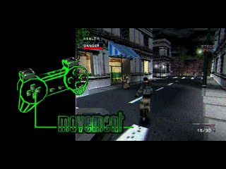 Syphon Filter (PlayStation) screenshot: Is the first time you play this game? The training video teaches you how to play.
