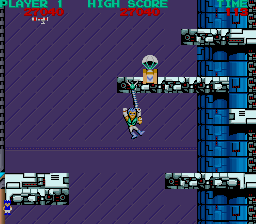 Bionic Commando (Arcade) screenshot: Platforms