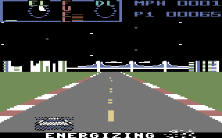 Warp! (Commodore 64) screenshot: Upgrading the vehicle