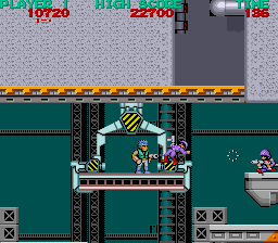 Screenshot Of Bionic Commando (arcade, 1987) - Mobygames