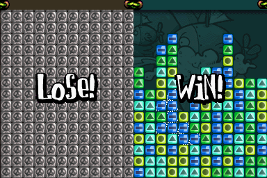 Dropcast (Nintendo DS) screenshot: Battle royale: I won!