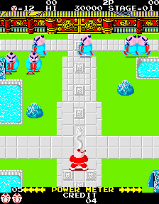 Chinese Hero (Arcade) screenshot: Ready to fight.