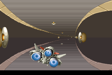 R-Type II (Arcade) screenshot: Into Battle.