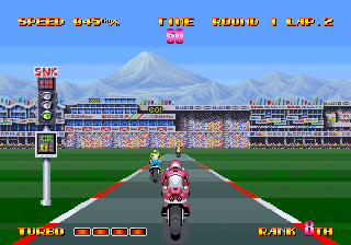 Riding Hero (Arcade) screenshot: Game starts