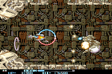 R-Type II (Arcade) screenshot: Now destroy it.