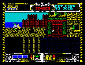 Golden Axe (ZX Spectrum) screenshot: Third stage