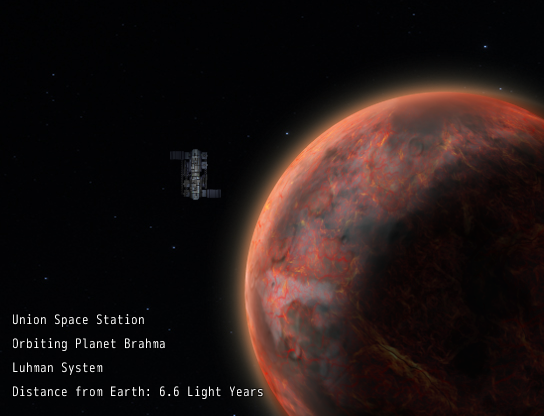 Space Pilgrim: Episode I - Alpha Centauri (Windows) screenshot: Intro