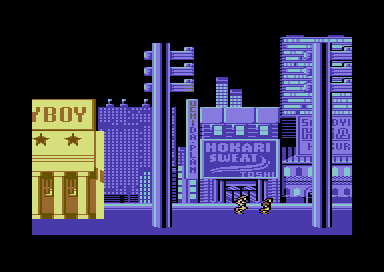 Golden Axe (Commodore 64) screenshot: Time for some real city action