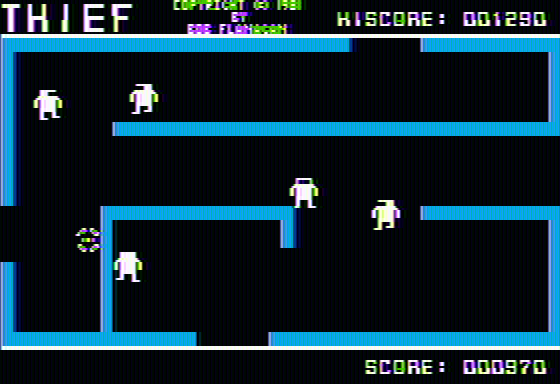 Screenshot of Thief (Apple II, 1981) - MobyGames