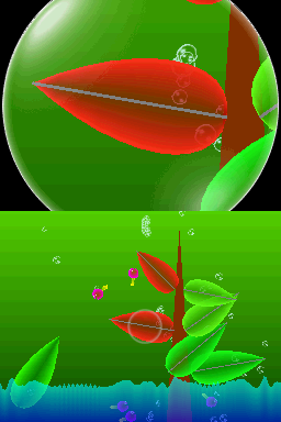 Electroplankton (Nintendo DS) screenshot: Lots of chlorophyll in this zone.