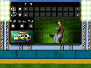 Baseball Addict (Windows Mobile) screenshot: Player catching the ball