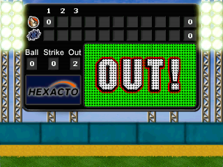 Baseball Addict (Windows Mobile) screenshot: Out!