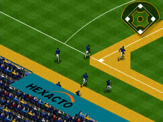 Baseball Addict (Windows Mobile) screenshot: Players entering the field