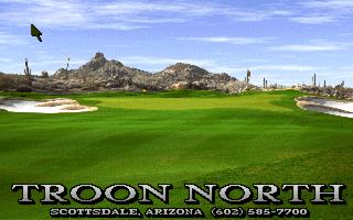 Links: Championship Course - Troon North (DOS) screenshot: Course introduction