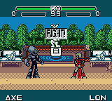 Power Quest (Game Boy Color) screenshot: Fight against a different model