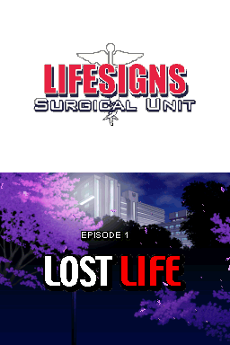 LifeSigns: Surgical Unit (Nintendo DS) screenshot: Game is split into several episodes.