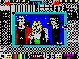 Double Dragon II: The Revenge (ZX Spectrum) screenshot: Game finished
