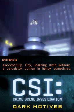 CSI: Crime Scene Investigation - Dark Motives (Nintendo DS) screenshot: Reconstruction of the crime.