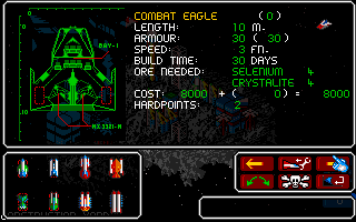 K240 (Amiga) screenshot: Ship production