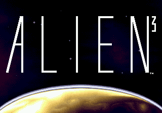 Alien³ (Genesis) screenshot: Title Screen