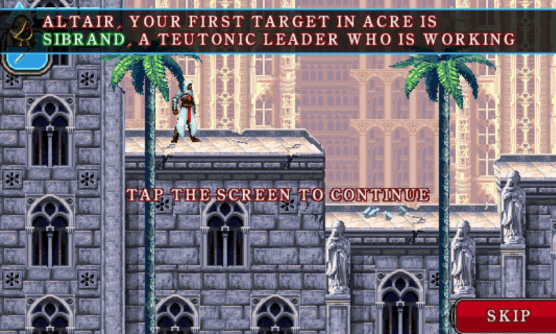 Assassin's Creed (Android) screenshot: Starting out