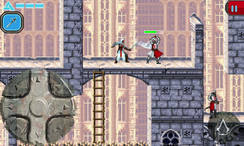 Assassin's Creed (Android) screenshot: Fighting a guard