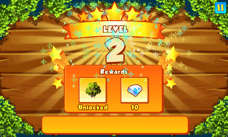 Wonder Zoo (Android) screenshot: Levelling up