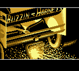 F-1 World Grand Prix (Game Boy Color) screenshot: A mighty engine belch.