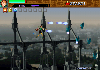 Sol Divide (Arcade) screenshot: Bats