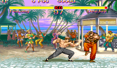 Super Street Fighter II (Arcade) screenshot: Fei Long's fast fist