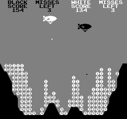 Canyon Bomber (Arcade) screenshot: Close at the moment.