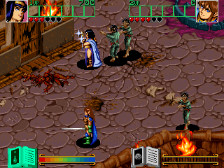 Wizard Fire (Arcade) screenshot: Multi-player
