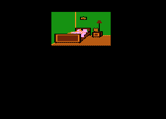 Inspektor (Atari 8-bit) screenshot: Resting