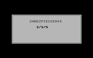 Rachunkowe Abecadło (DOS) screenshot: Manual protection check