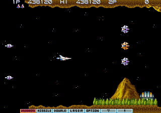 Screenshot of Gradius III (Arcade, 1989) - MobyGames