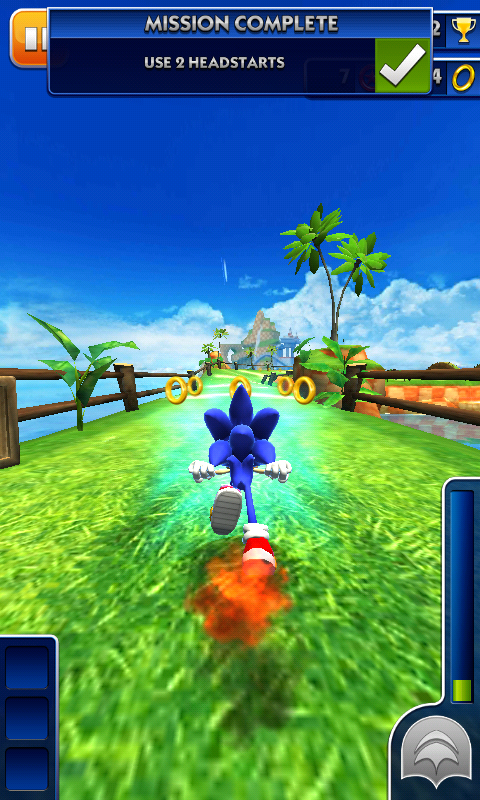 Screenshot of Sonic Dash (Android, 2013) - MobyGames