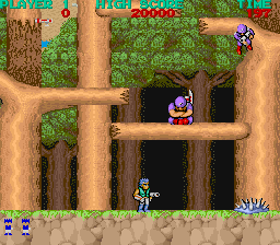 Screenshot of Bionic Commando (Arcade, 1987) - MobyGames