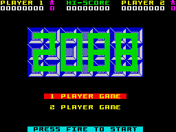 2088 (ZX Spectrum) screenshot: Title screen