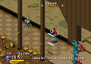 Screenshot of Michael Jackson's Moonwalker (Arcade, 1990) - MobyGames