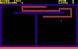 Nerm of Bemer (DOS) screenshot: A rather tight squeeze in room 4