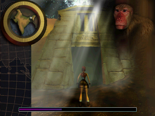 Tomb Raider III: Adventures of Lara Croft (PlayStation) screenshot: India loading screen.