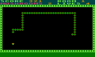 Nerm of Bemer (Atari 8-bit) screenshot: Go for the shrooms