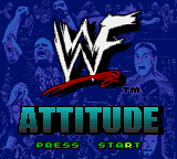 WWF Attitude (Game Boy Color) screenshot: Title Screen