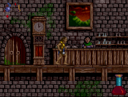 Shadow of the Beast II (FM Towns) screenshot: Karamoon Oasis