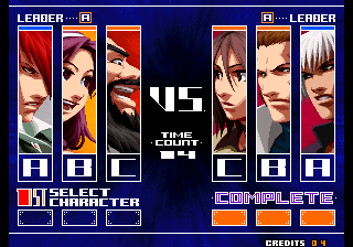 The King of Fighters 2003 (Arcade) screenshot: First Match.