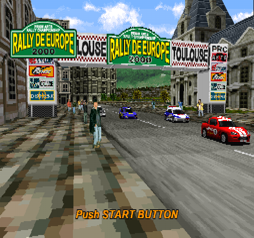 Rally de Europe (PlayStation) screenshot: Demo