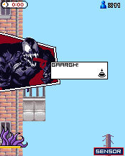 Ultimate Spider-Man (J2ME) screenshot: Playing as Venom