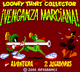 Looney Tunes: Marvin Strikes Back! (Game Boy Color) screenshot: Spanish title screen (EU)