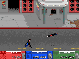 Brute Force (Arcade) screenshot: Thrown away.