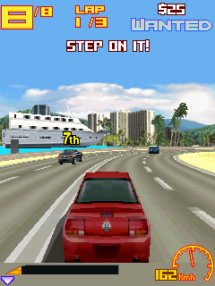Asphalt 3 3D: Street Rules (J2ME) screenshot: The race has begun
